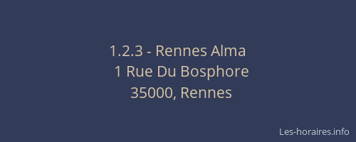 1.2.3 - Rennes Alma