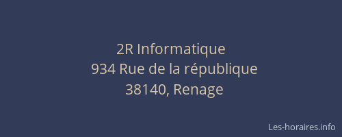 2R Informatique