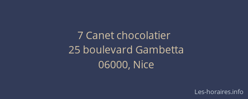 7 Canet chocolatier