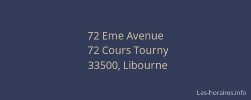 72 Eme Avenue