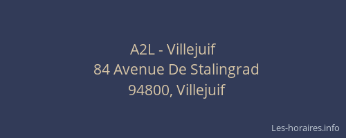 A2L - Villejuif