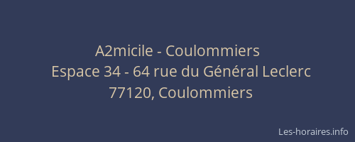 A2micile - Coulommiers