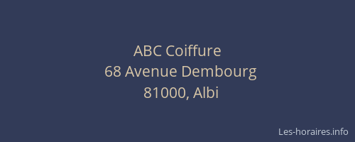 ABC Coiffure