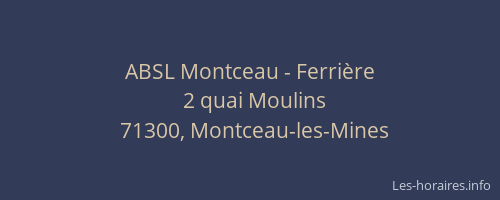 ABSL Montceau - Ferrière