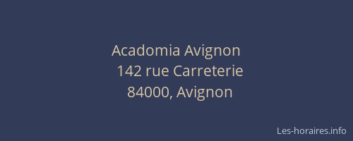 Acadomia Avignon