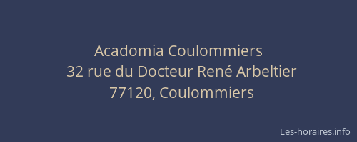 Acadomia Coulommiers