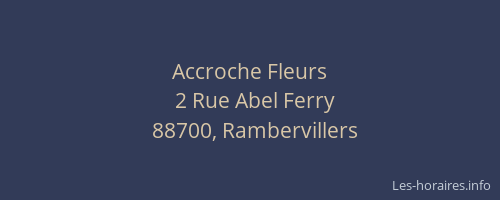 Accroche Fleurs