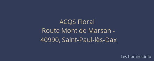 ACQS Floral