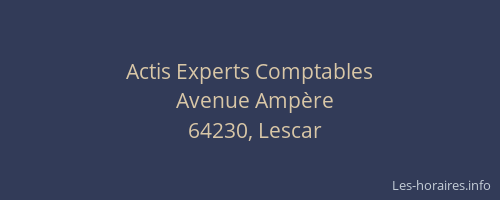 Actis Experts Comptables