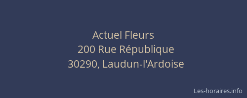 Actuel Fleurs