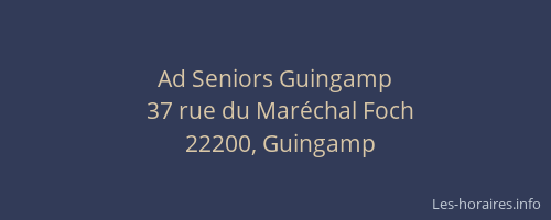 Ad Seniors Guingamp