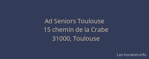 Ad Seniors Toulouse