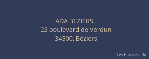 ADA BEZIERS