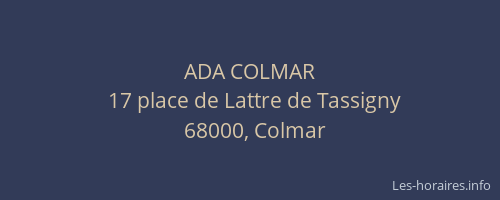 ADA COLMAR