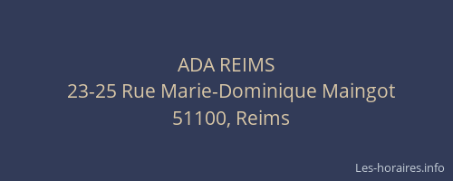 ADA REIMS