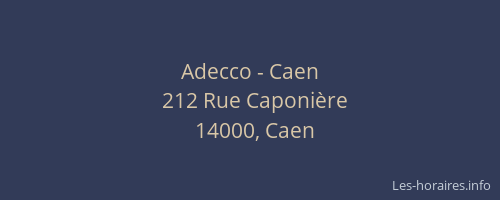 Adecco - Caen