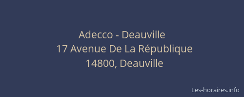 Adecco - Deauville