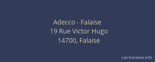 Adecco - Falaise