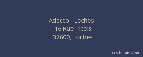 Adecco - Loches