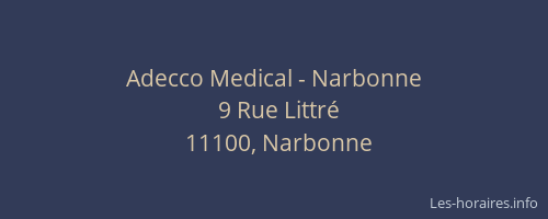 Adecco Medical - Narbonne