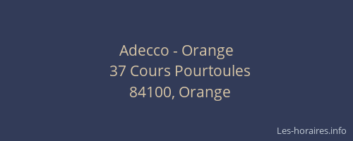 Adecco - Orange