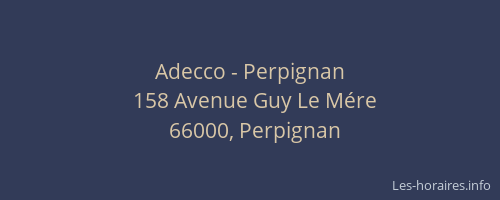 Adecco - Perpignan