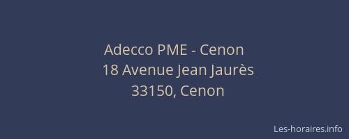 Adecco PME - Cenon
