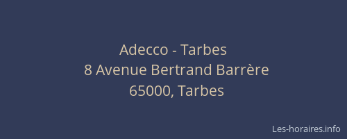 Adecco - Tarbes