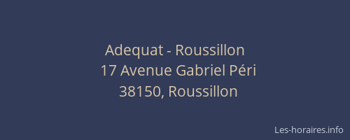 Adequat - Roussillon