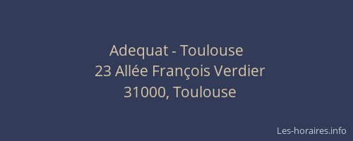 Adequat - Toulouse