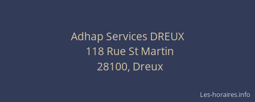 Adhap Services DREUX