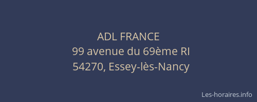 ADL FRANCE