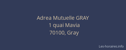 Adrea Mutuelle GRAY