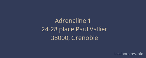 Adrenaline 1