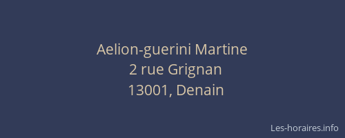 Aelion-guerini Martine