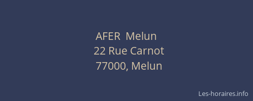 AFER  Melun