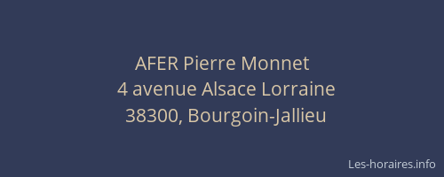 AFER Pierre Monnet