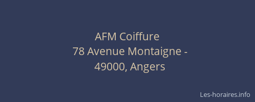 AFM Coiffure