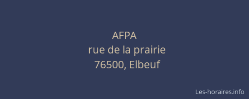 AFPA