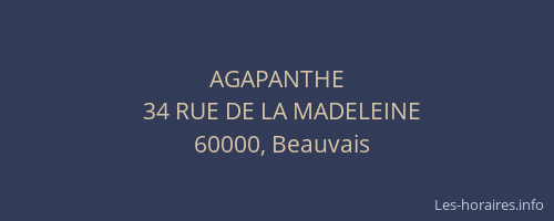 AGAPANTHE