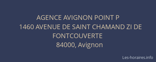 AGENCE AVIGNON POINT P