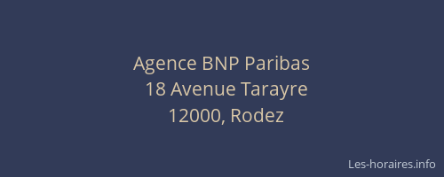 Agence BNP Paribas