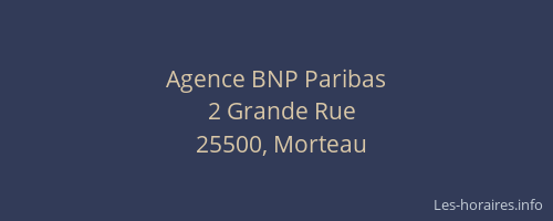 Agence BNP Paribas