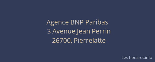 Agence BNP Paribas