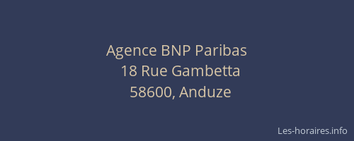 Agence BNP Paribas