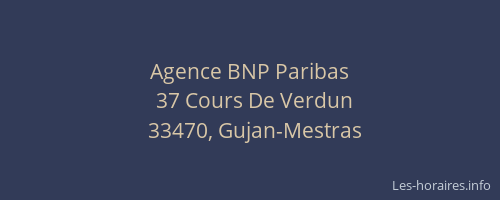 Agence BNP Paribas