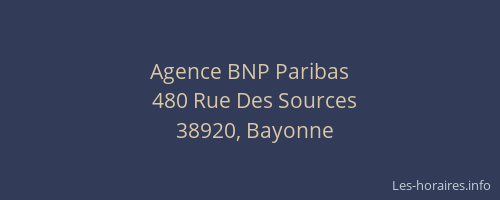 Agence BNP Paribas