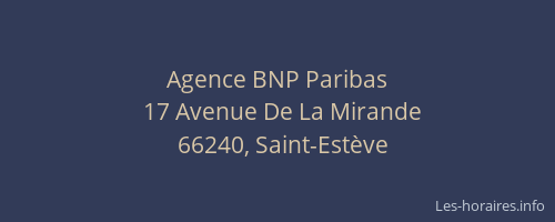 Agence BNP Paribas