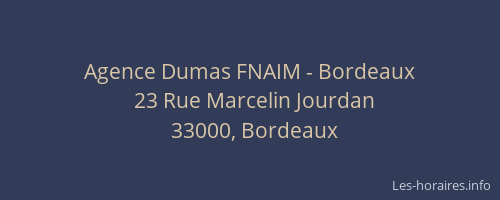 Agence Dumas FNAIM - Bordeaux