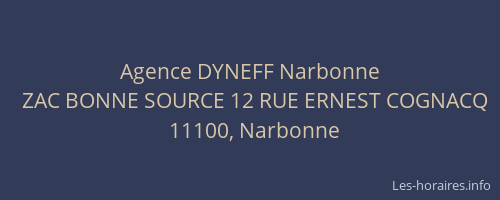 Agence DYNEFF Narbonne